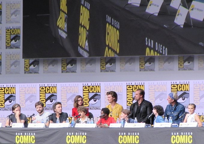 Shannon Purser at Stranger Things Comic-Con Panel 2017