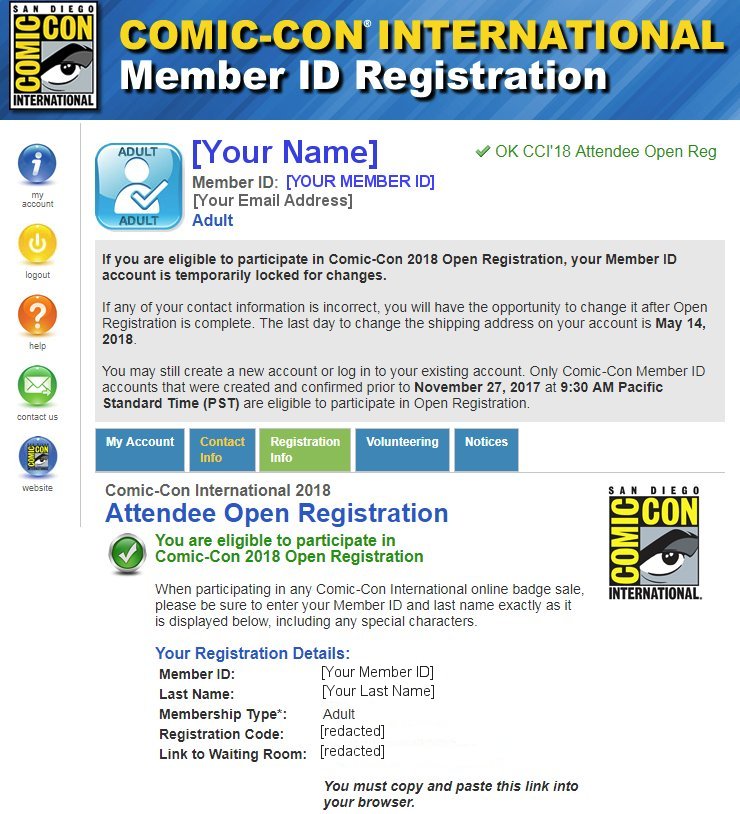 San Diego ComicCon 2018 Open Registration Tips GBReviews